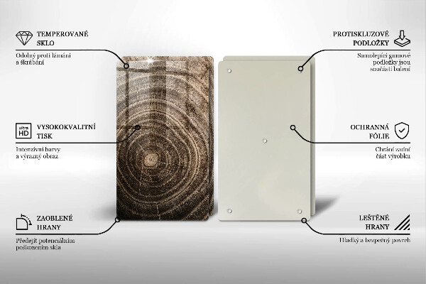 Chopping board Wood grain