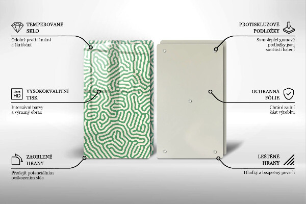 Chopping board Abstraction lines