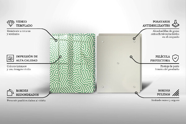 Chopping board Abstraction lines