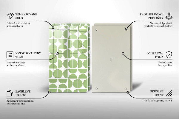 Chopping board Boho shapes