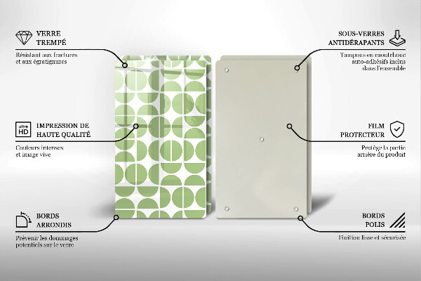 Chopping board Boho shapes