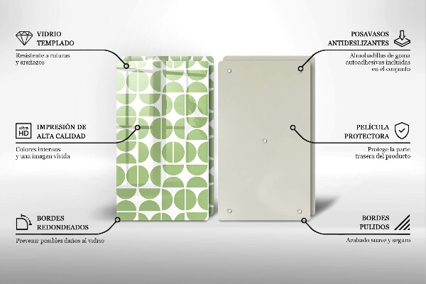 Chopping board Boho shapes