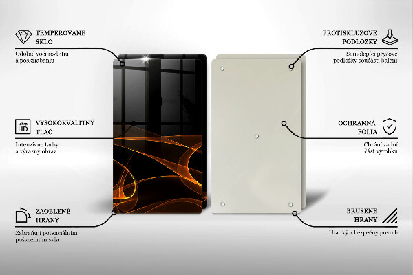 Chopping board Abstract lines