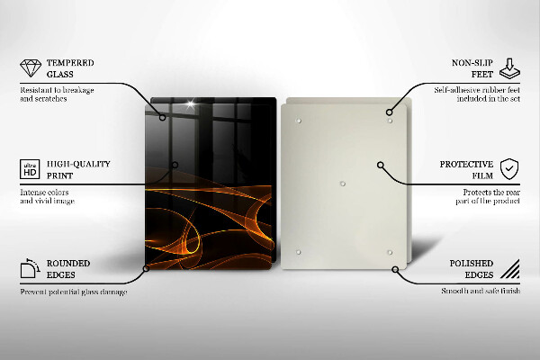 Chopping board Abstract lines