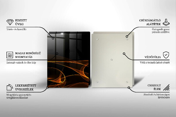 Chopping board Abstract lines