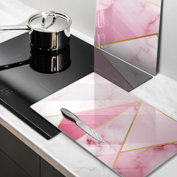 Chopping board Geometric marble
