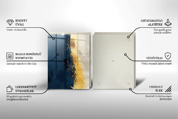 Chopping board Abstraction gold