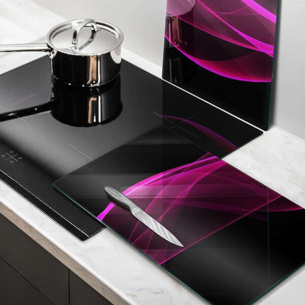 Chopping board Pink abstraction