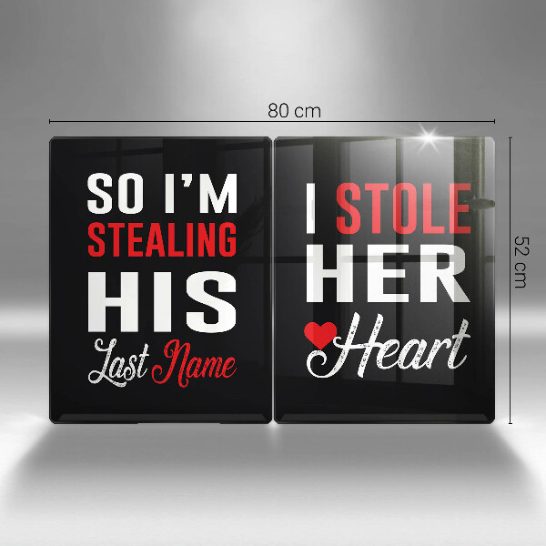 Chopping board Inscription, sentence, pattern