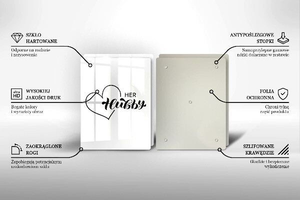 Chopping board Inscription, sentence, pattern