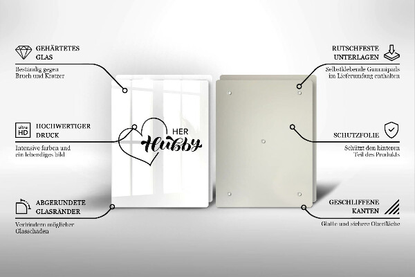 Chopping board Inscription, sentence, pattern