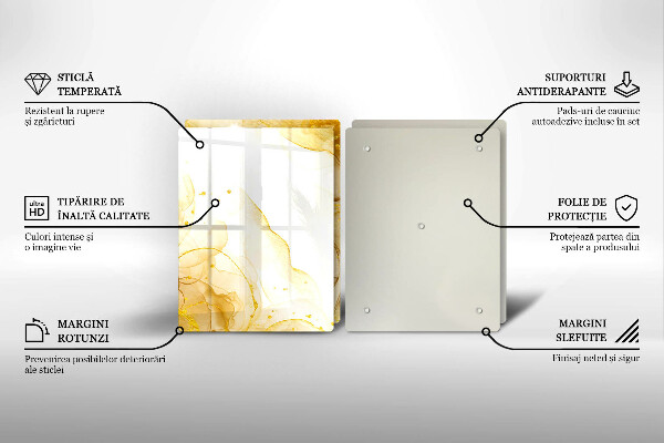 Chopping board Golden abstraction