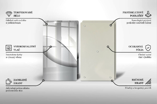 Chopping board Abstraction Design lines