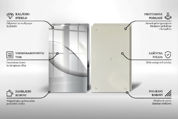 Chopping board Abstraction Design lines