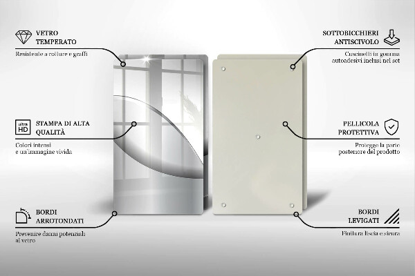 Chopping board Abstraction Design lines