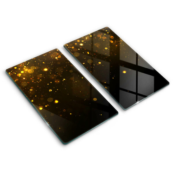 Chopping board Golden glitter