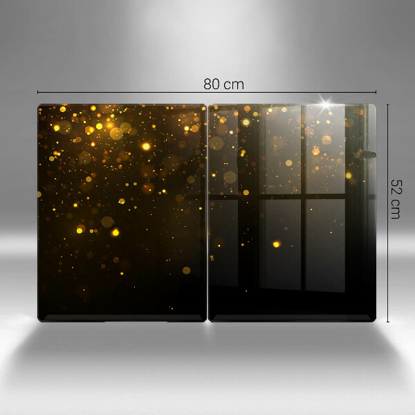 Chopping board Golden glitter