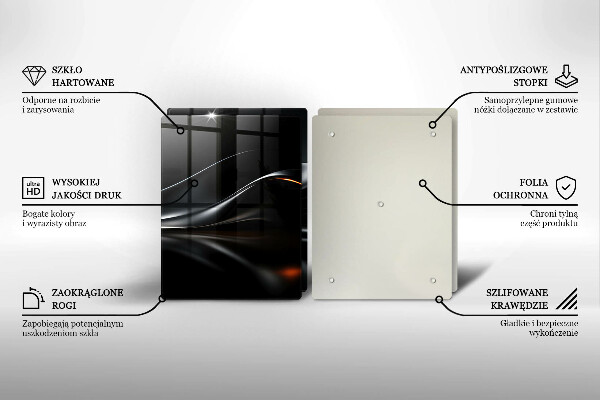 Chopping board 3D design abstraction