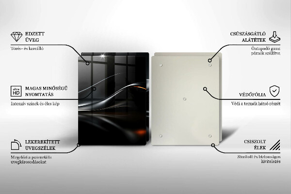 Chopping board 3D design abstraction