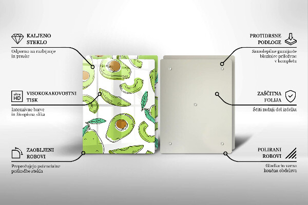 Chopping board Avocado and pear