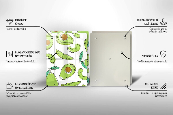 Chopping board Avocado and pear