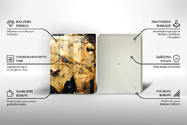 Chopping board Elegant paint texture