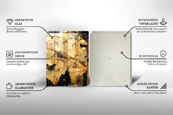 Chopping board Elegant paint texture