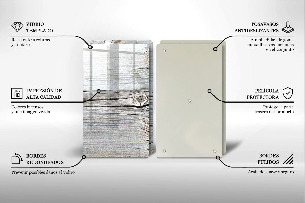 Chopping board Bright wood structure