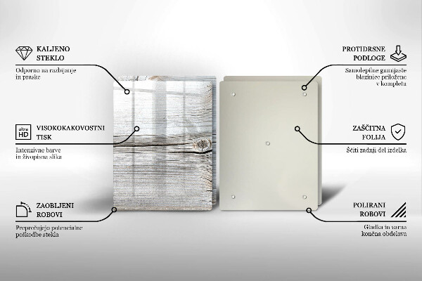 Chopping board Bright wood structure