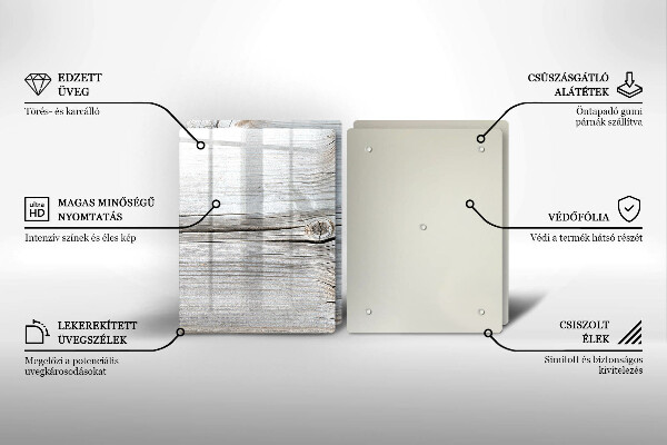 Chopping board Bright wood structure