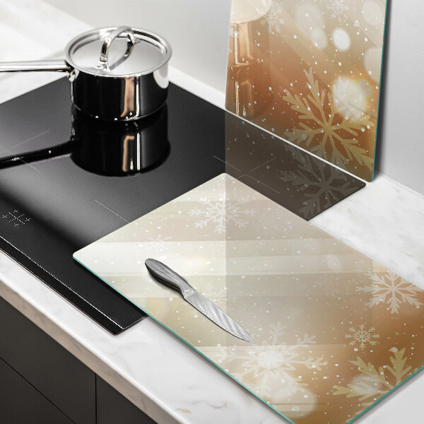 Chopping board Snowflakes