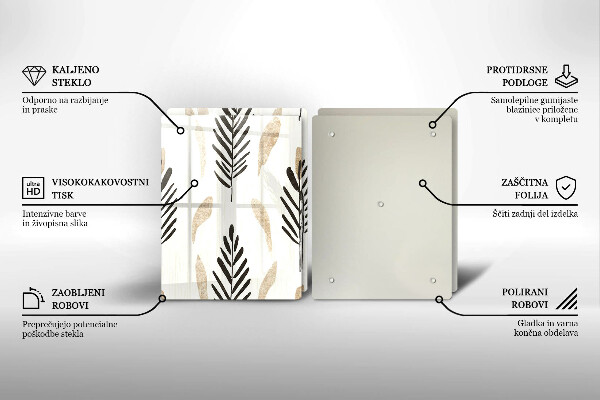 Chopping board Boho plants