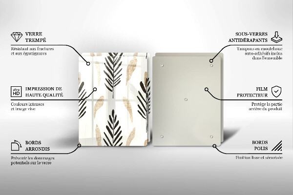 Chopping board Boho plants