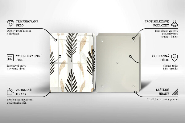 Chopping board Boho plants