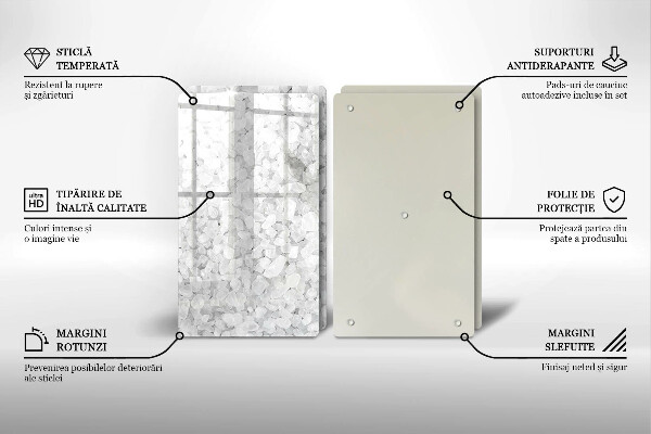 Chopping board Salt crystals