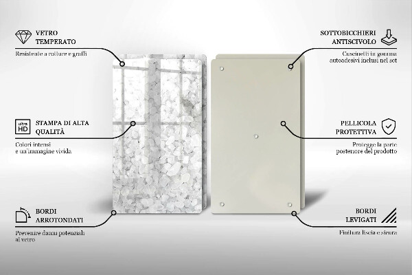 Chopping board Salt crystals