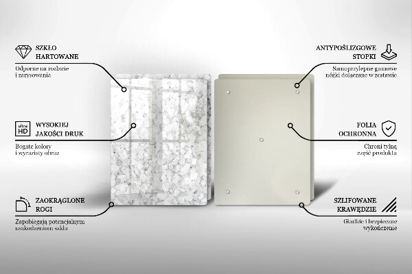 Chopping board Salt crystals