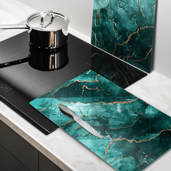 Chopping board Blue marble