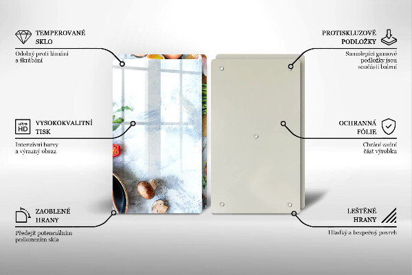 Chopping board Ingredients in the kitchen