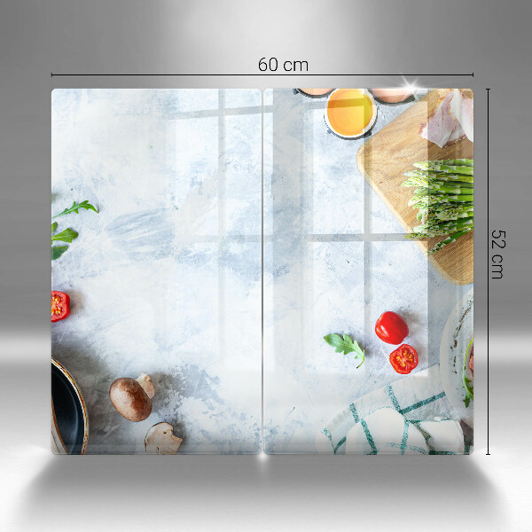 Chopping board Ingredients in the kitchen