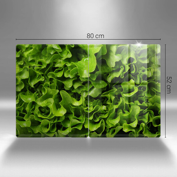 Worktop protector Green lettuce leaves