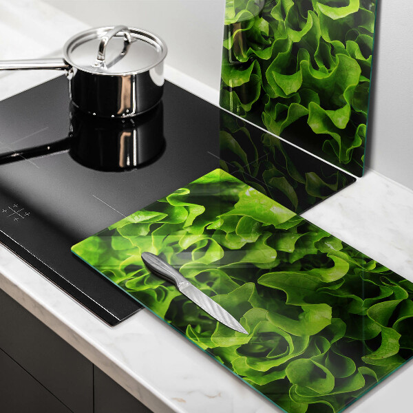 Worktop protector Green lettuce leaves