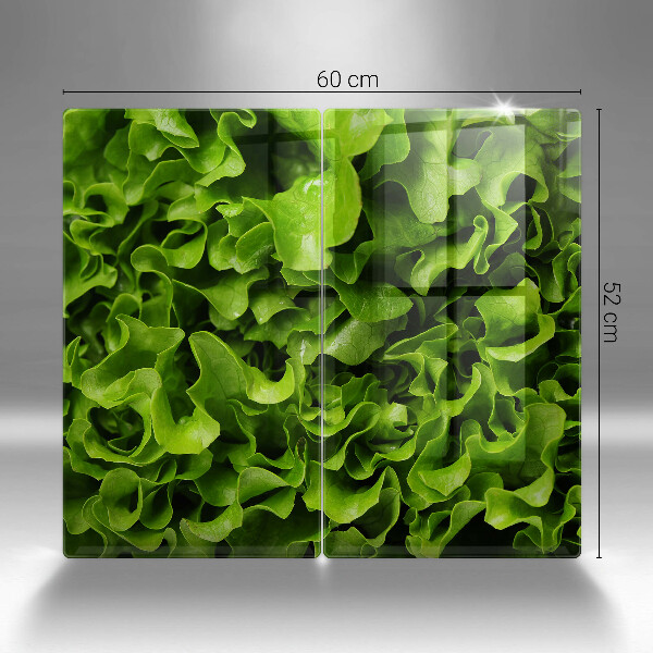 Worktop protector Green lettuce leaves