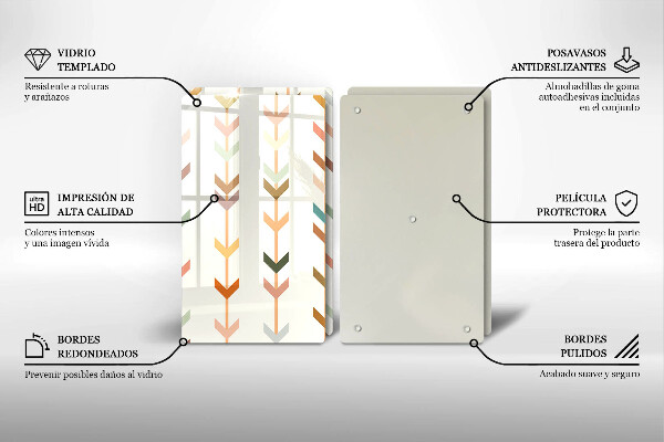 Worktop protector Geometric elements