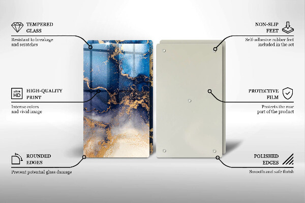 Worktop protector Marble abstraction