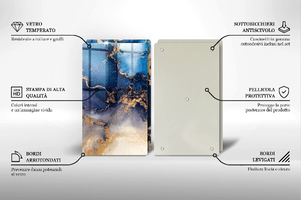 Worktop protector Marble abstraction