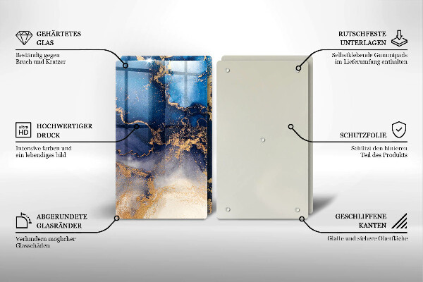 Worktop protector Marble abstraction