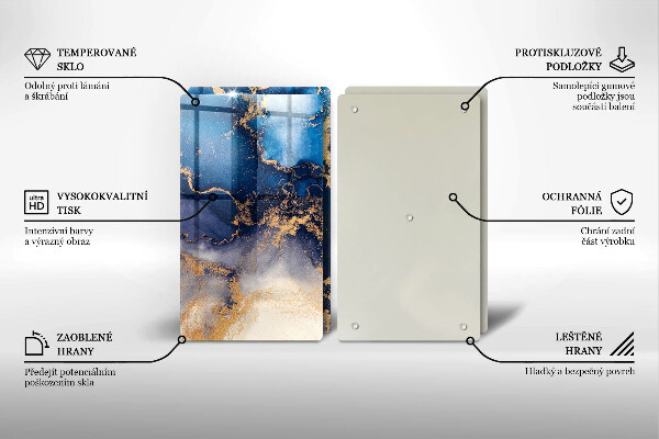 Worktop protector Marble abstraction