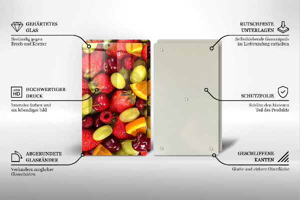 Worktop protector Summer fruits