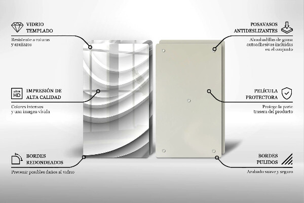 Worktop protector Geometric lines
